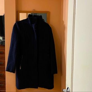 Navy blue winter coat